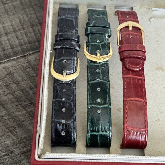 Vintage PEUGEOT WOMEN\'S 6 INTERCHANGEABLE BANDS WITH CASE main image 4